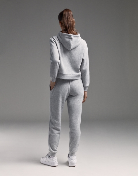 FRA CROP HOODIE GREY | Hawkers United Kingdom