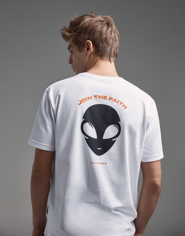 Ropa Hawkers Apparel ATH T-SHIRT WHITE