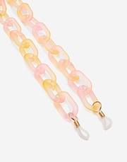 LINK BIG CHAIN - GRADIENT PINK TO YELLOW