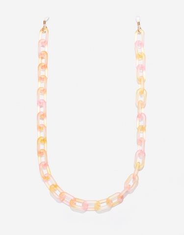 LINK BIG CHAIN - GRADIENT PINK TO YELLOW