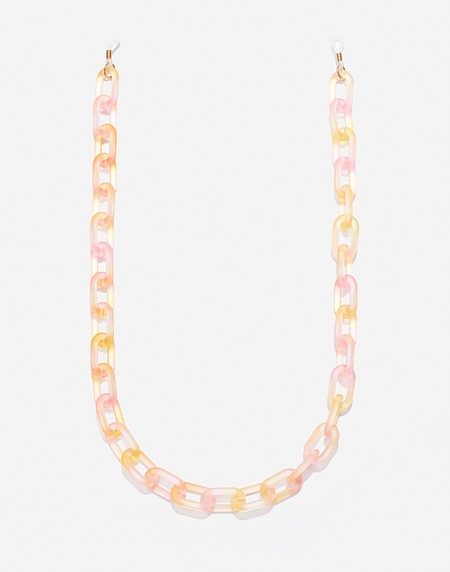 LINK BIG CHAIN - GRADIENT PINK TO YELLOW