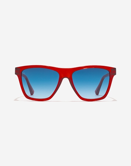 Sunglasses Hawkers ONE LS RAW - RED TRANSPARENT BLUE