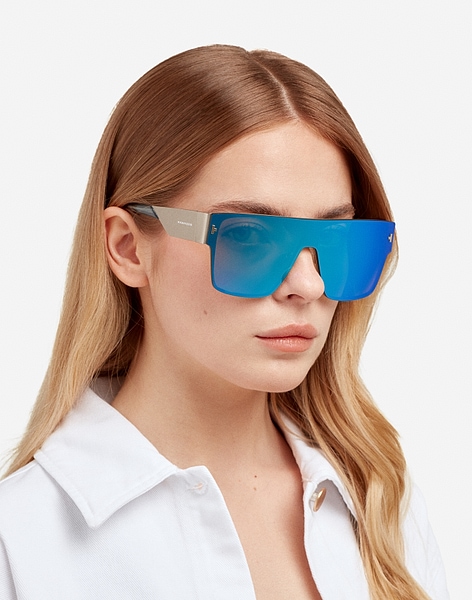 Clear hotsell iridescent sunglasses