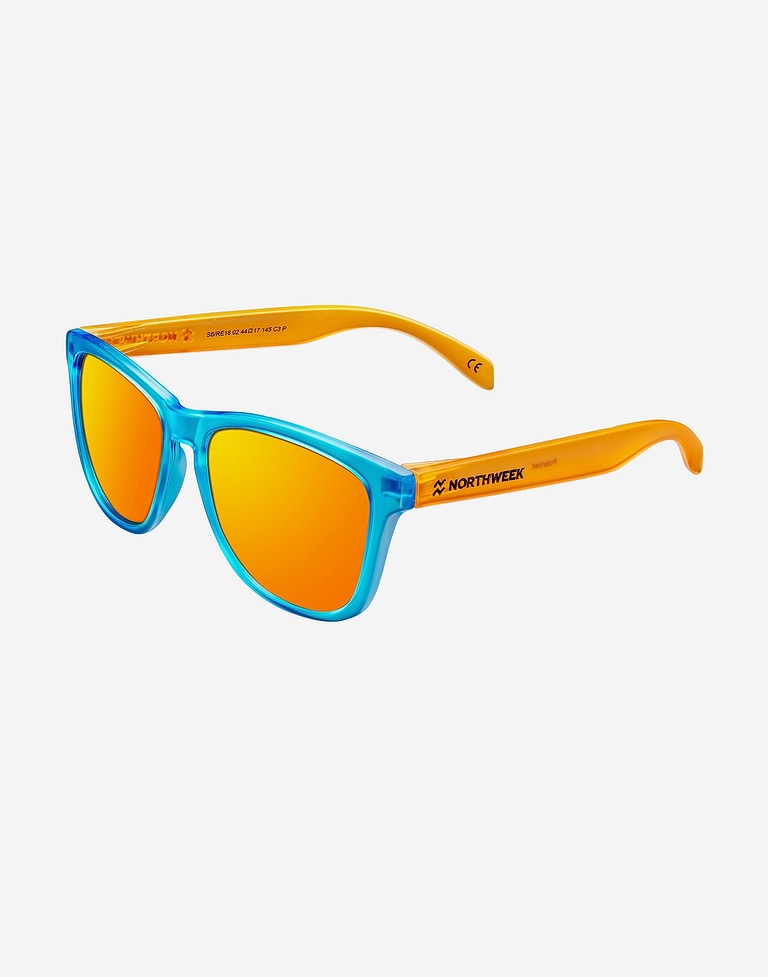 Hawkers REGULAR SMOKY BLUE - ORANGE POLARIZED w640