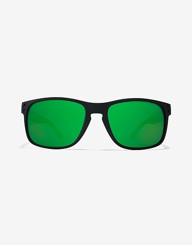 Hawkers BOLD MATTE BLACK - GREEN POLARIZED w375