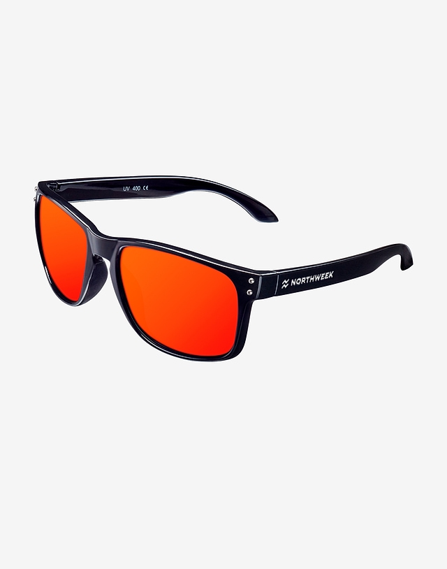 Hawkers BOLD SHINE BLACK - RED POLARIZED w640