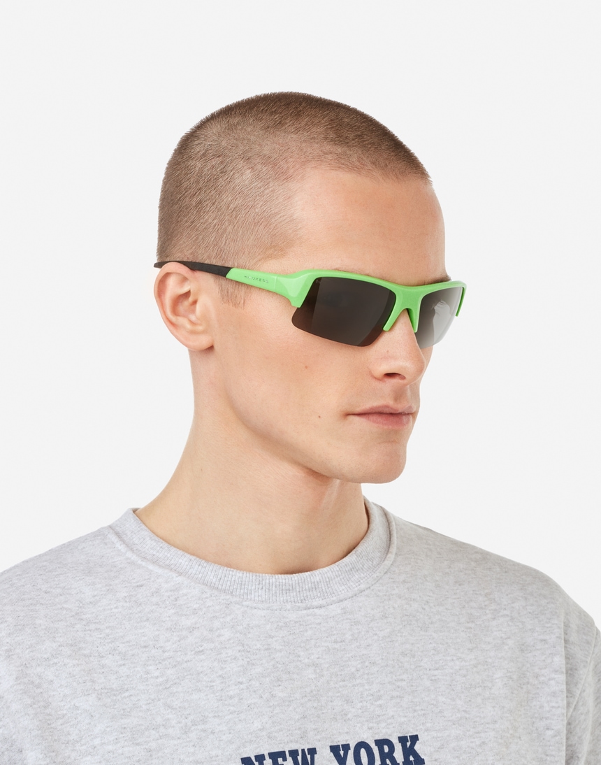 Kush Mens Neon Pop Horn Rim Sport Horned Sunglasses India | Ubuy