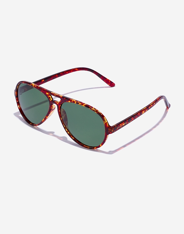 Captain Sunglasses Rose Tortoise / Smoke Polarized