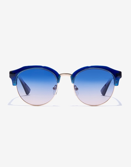 Lentes de sol Hawkers CLASSIC ROUNDED - NAVY BLUE TO PEACH