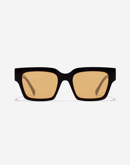 Nos Lunettes de Soleil Hawkers MATE - BLACK MUSTARD ECO