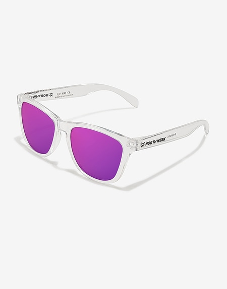 Sonnenbrille Northweek REGULAR BRIGHT WHITE - PURPLE POLARIZED