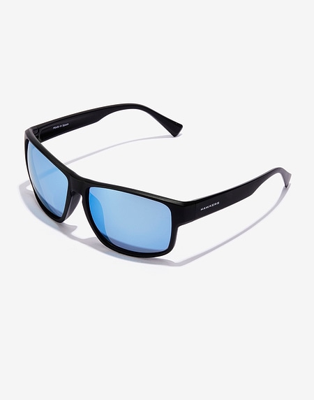 Sunglasses Hawkers FASTER RAW - BLACK BLUE CHROME