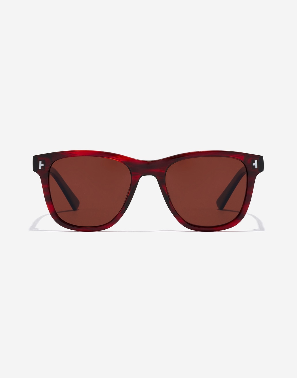 HAWKERS Manhattan Sunglasses top Carey Rosewood exaggerated angles