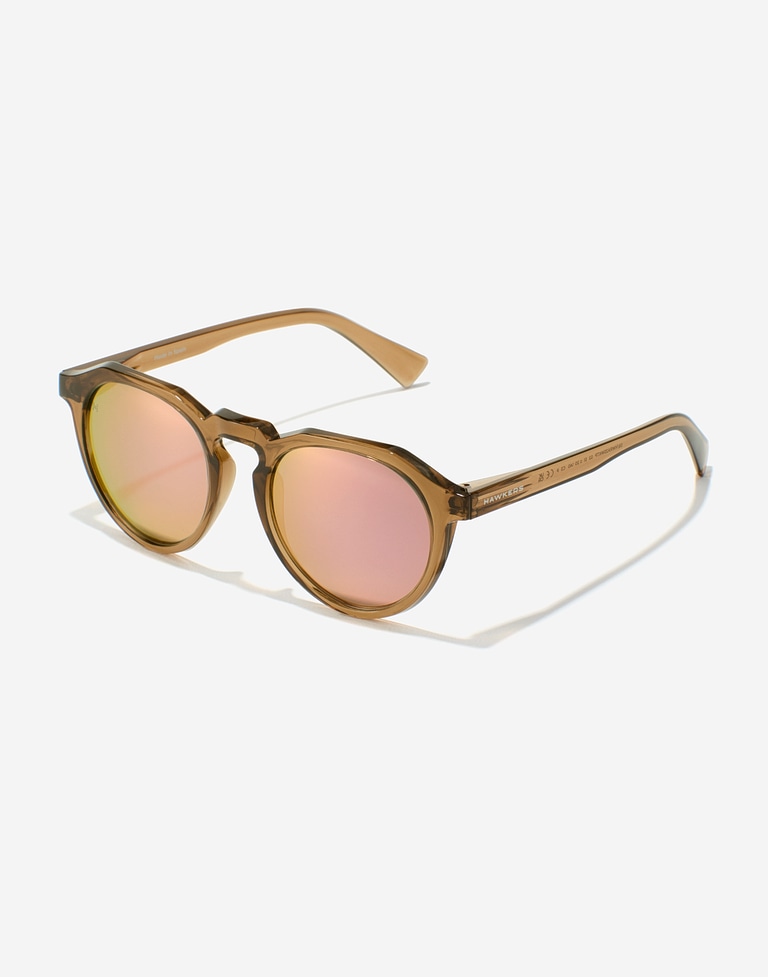 Sunglasses Hawkers WARWICK RAW - POLARIZED BROWN ROSE GOLD