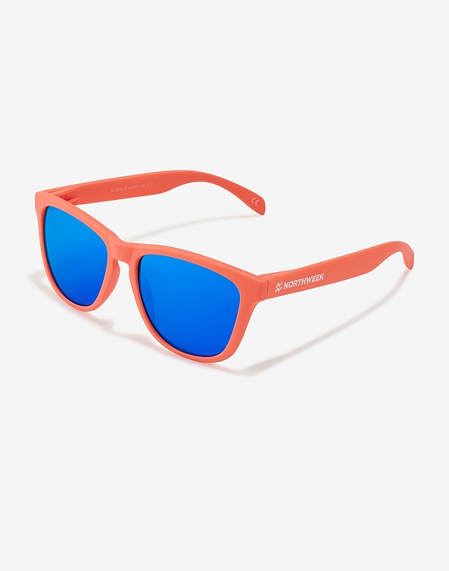 Hawkers REGULAR MATTE CORAL - BLUE POLARIZED w640