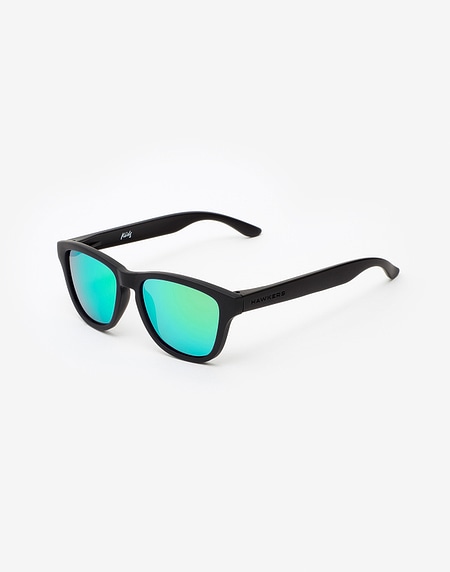 Sunglasses Hawkers CARBON BLACK - EMERALD ONE KIDS