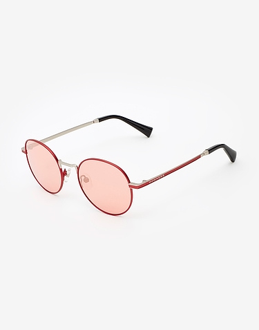 Aviator Sunglasses - Silver Frame / Red Tint Lens – Sunnytop Shop
