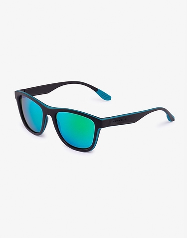 Hawkers POLARIZED BLACK GREEN RUBBER - EMERALD ONE S w375