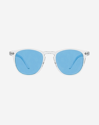 Hawkers WALL BRIGHT WHITE - TRANSPARENT BLUE POLARIZED w375