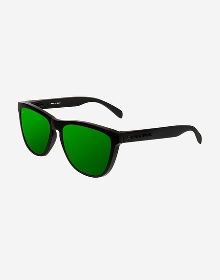 Sunglasses Northweek REGULAR MATTE BLACK - EMERALD