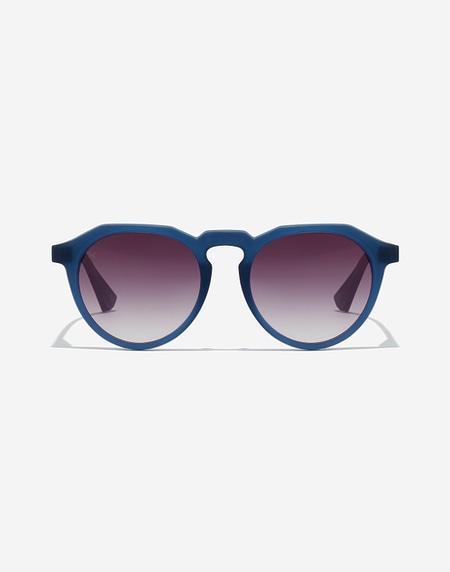 Nos Lunettes de Soleil Hawkers WARWICK RAW - NAVY TRANSPARENT IRON